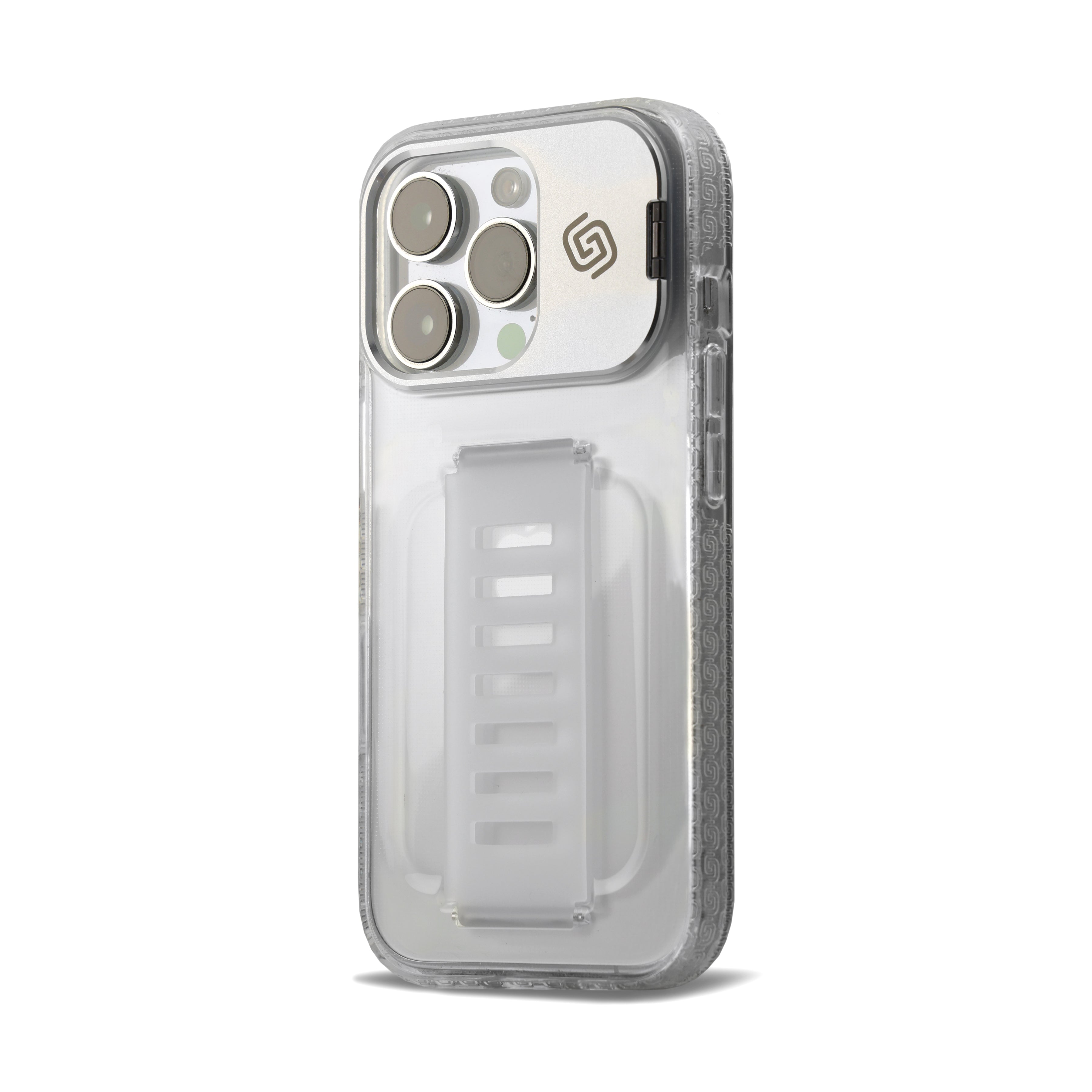 Grip2U iPhone 16 Pro Boost Case with Kickstand | Clear Grip2U iPhone 16 Pro Boost Case with Kickstand | Clear